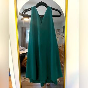 Loft Emerald Swing Dress